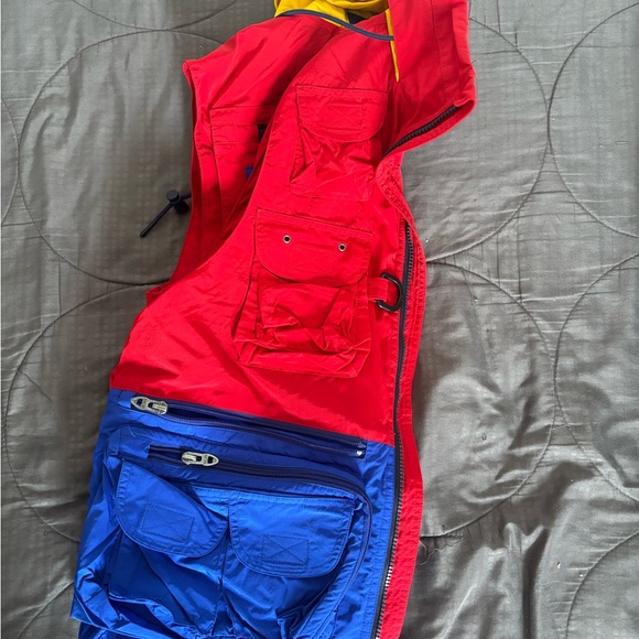 Polo Hi Tech Water Repellent Vest, Red and Blue Jacket - Picture 3 of 6